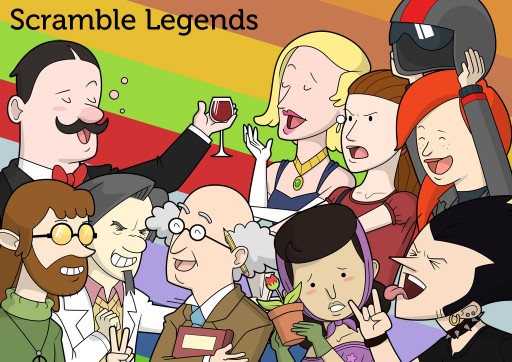 The Scramble Legend avatars together